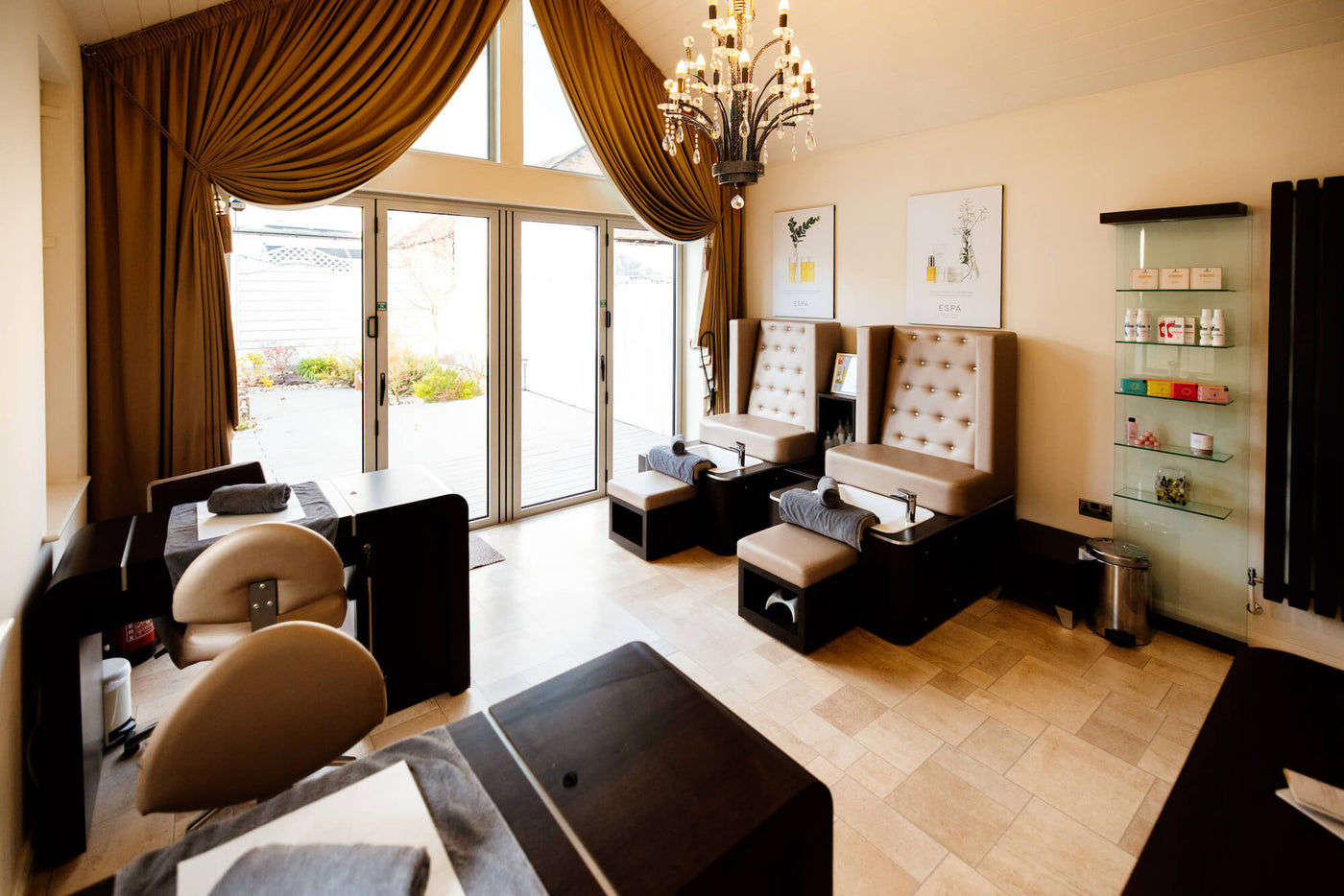 Pedicure room